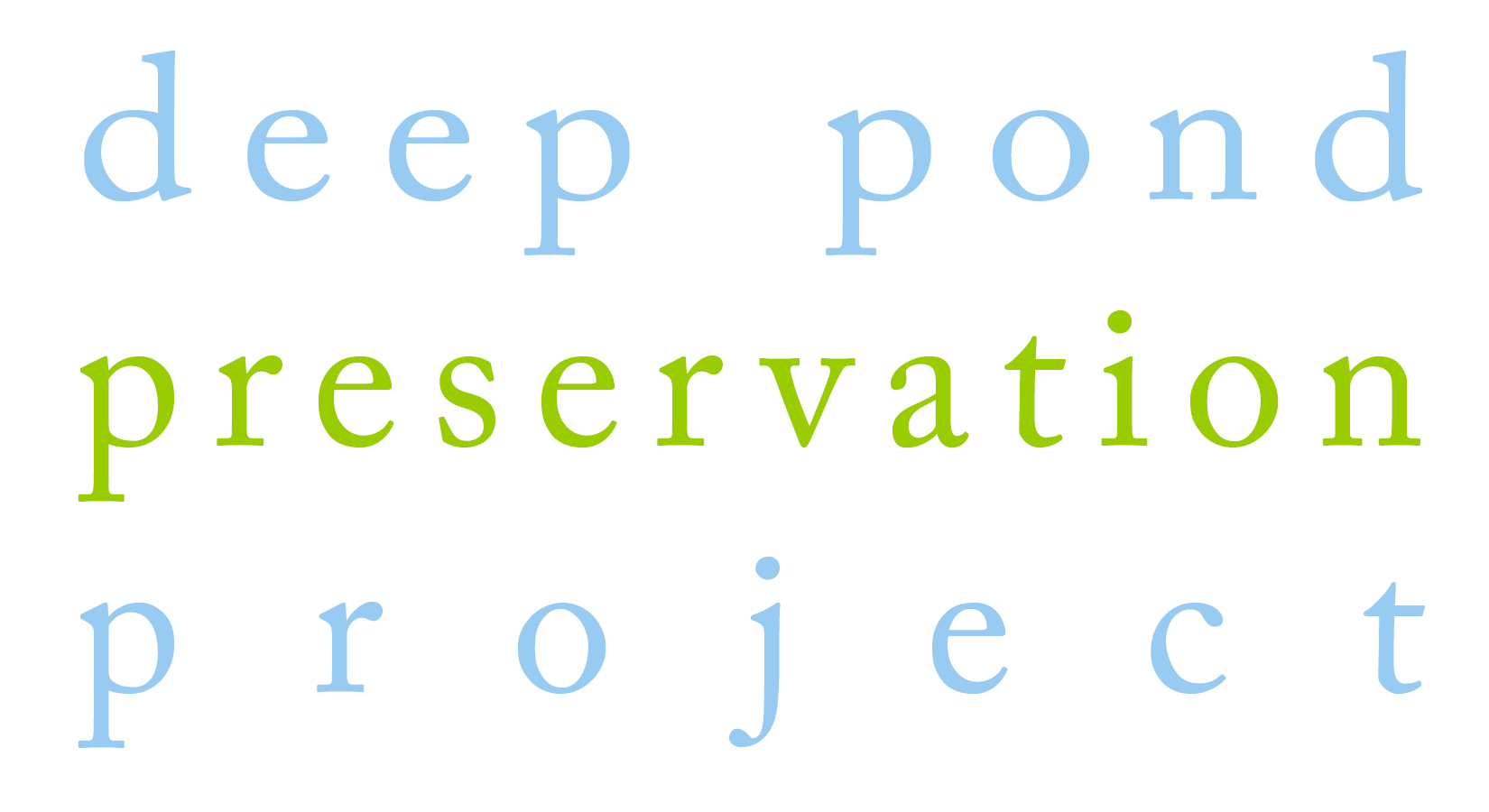 Deep Pond Preservation Project Logo